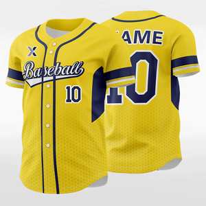 Men's Jersey <b>Baseball</b> Jersey - Eco-friendly & Reinforced Seams, Summer Custom OEM/ODM - Product Image 1