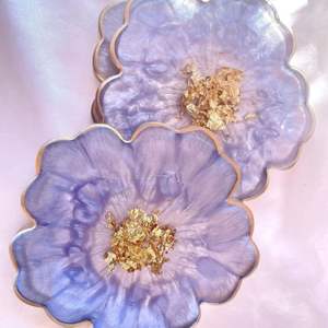 Posavasos de resina epoxi, posavasos de madera para mesa o bar para servir bebidas y café - Product Image 3