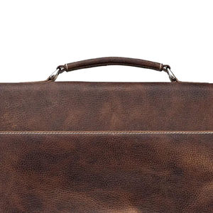Maletín para Portátil de Cuero Genuino de Primera Calidad con Correa para el Hombro para Viajes de Negocios y Uso Profesional Diario - Product Image 5