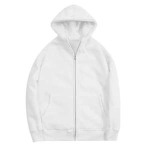 Sudaderas Casuales Extra Grandes para Mujer y Hombre, Sudadera de Algodón Grueso, Holgada, Corta, Moderna, con Cierre para Hombre - Product Image 2