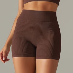 Vente chaude contrôle du ventre sans couture Fitness Shorts athlétique course sport court respirant entraînement sans couture Yoga pantalon - Product Image 2