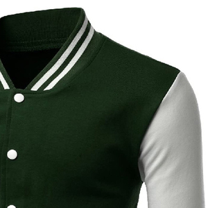 Venta caliente personalizada OEM Streetwear Nylon Varsity Jacket Reversible Zipper Up vuelo al aire libre hombres Varsity Jacket - Product Image 6