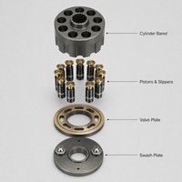 Kits de réparation de pompe pour moteur de translation hydraulique GM05VL GM06VL GM08VL GM09VL GM35VL, pièces de rechange pour excavatrice et engins de terrassement
