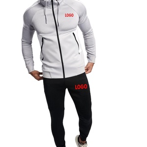 ชุดวอร์ม100% ตามสั่งวัสดุคอตตอนชุดฝึกและวิ่งจ๊อกกิ้งชุดกีฬาชุดแทร็คสูทสไตล์ดาราสำหรับอุตสาหกรรม - Product Image 1