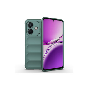 Coque en silicone souple vert foncé JoieCreatif pour Oppo A3 A3 7 Plus XR - Housse de protection arrière avec motif ethnique ajouré - Product Image 1