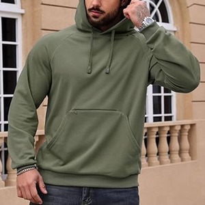 Vente en gros Sweats à capuche personnalisés avec logo personnalisé Impression unisexe Pull surdimensionné en relief uni Sweatshirt à capuche vierge pour hommes - Product Image 5