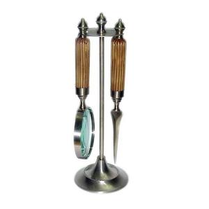 2025 Vintage métal oeil verre avec Antique Bronze couleur indien artisanat haute qualité loupe produit en gros article de luxe - Product Image 4