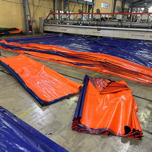 Lona Impermeable de PE, Color Azul/Naranja, Alta Durabilidad, Gran Capacidad, Uso Rudo, Color Opcional, Tamaño Opcional - Product Image 4