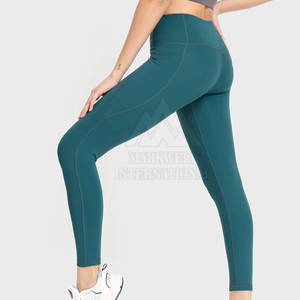 Venta al por mayor de leggings de yoga cintura elástica por encargo leggings de Yoga de alta calidad - Product Image 2