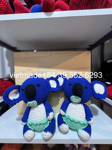Gran oferta artículos calientes 2024 100% hecho a mano Adorable bebé Koala ganchillo Anime juguete Amigurumi muñeca cumpleaños regalo de Navidad para niños - Product Image 6