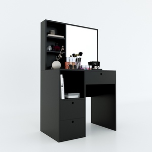 Commode minimaliste avec pieds en acier inoxydable et armoire en chêne MDF BTD68042 - Product Image 3