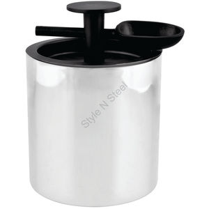 Cubo de hielo de acero inoxidable de doble pared de primera calidad al por mayor con cuchara para servir, accesorio para bebidas - Product Image 1