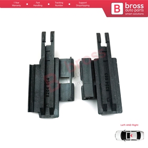 Rieles deslizantes para techo solar BSR26, soportes izquierdo y derecho para BMW Serie 5 E39 1996-2003 4/5 puertas, X5 E53 2000-2006, 811694522 81169452 - Product Image 2