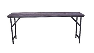 Muebles de Exterior Plegables de Diseño Moderno Aron, con Estructura de Madera y Hierro, Duraderos y Ligeros, para Comedor, Hotel, Sala de Estar y Dormitorio - Product Image 6