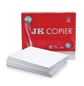 JK A4 Papel de copiadora blanco 75 GSM Marca personalizada a la venta Precio barato Suministro a granel Oficina Uso escolar Proveedor mayorista de confianza - Product Image 1