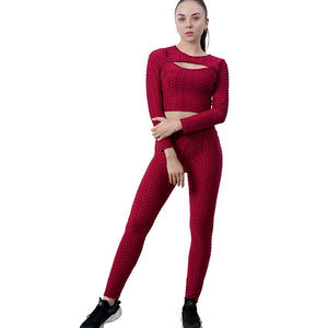 Ensemble de vêtements d'entraînement de gymnastique pour femmes personnalisés Short et haut de yoga à séchage rapide Motif solide Fitness Gym Équipement de yoga en vente en ligne - Product Image 3