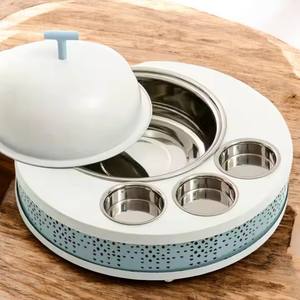 VAISSELLE DÉCORATION DE MARIAGE TENDANCE 2026 PLATEAU DE SERVICE PLATEAU RAMADAN pour EID RAMADAN CADEAU ENSEMBLE DE CUISINE PLATS DE SERVICE GOLFE - Product Image 4