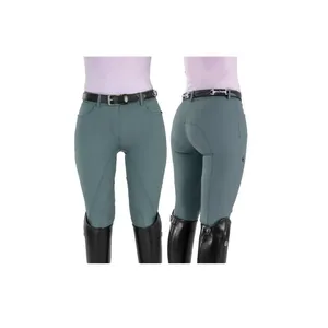 Culotte d'équitation en silicone à siège intégral avec logo personnalisé de haute qualité Meilleure vente en gros de pantalons d'équitation en Inde Produits pour chevaux - Product Image 1
