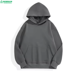 Sweat-shirt à capuche pour homme de haute qualité, coupe classique, style streetwear d'hiver, 100% coton, doublure en polaire, écologique, lourd - Product Image 4