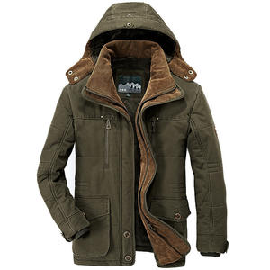 Chaqueta de Invierno para Hombre con Logotipo Personalizado de Alta Calidad, Nueva Chaqueta de Algodón para Hombre, Estilo Casual de Negocios, con Capucha y Múltiples Bolsillos, Gruesa, OEM - Product Image 3