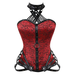 promotionNew Design Breathable Real Leather Top Over Steel Corset <b>Women's</b> Plus Size Corset Top by Power Hint - Product Image 6