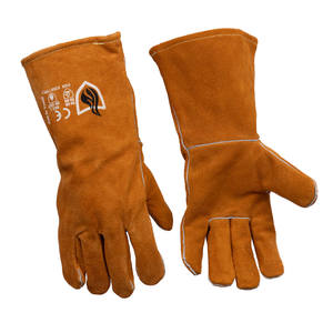 Gants de soudage en cuir résistant à la chaleur-Doublure ARAMID-Logo personnalisable - Product Image 2