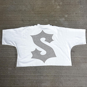 Screen Print logo Wholesale Acid Washed Vintage 220 Gsm Cotton <b>T</b> <b>Shirts</b> <b>Oversized</b> Boxy Fit Cropped Tshirt Men - Product Image 6