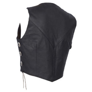 HMB-4810A WOMEN LEATHER <b>VEST</b> CONCHO FASHION <b>VESTS</b> MOTORBIKE <b>WAISTCOAT</b> WHOLESALE BIKER <b>GIRL</b> COATS - Product Image 2
