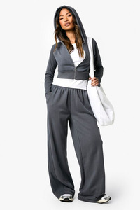 Conjunto de chándal de 2 piezas para mujer con inserción de gofres de carbón personalizado, Sudadera con capucha y pantalones de chándal, conjunto de chándal de 2 piezas de longitud completa para mujer - Product Image 5