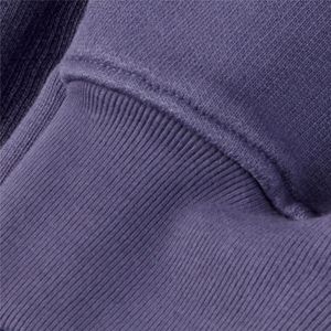 เสื้อมีฮู้ด600 GSM จัมเปอร์ผ้าฝ้ายแบบไม่มีสายปักลายมีสาย - Product Image 6