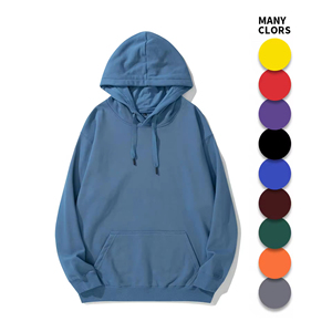 เสื้อฮู้ดผู้ชายสีกำหนดขนาดเองได้ - Product Image 6
