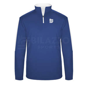 Top des tendances personnalisé léger lutte demi fermeture éclair vêtements d'entraînement vêtements de sport en tissu à séchage rapide - Product Image 1