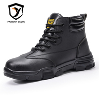 GUYISA Nouveau Style Air Mesh Tige Anti-crevaison Semelle en Caoutchouc Chaussures de Sécurité Hautes Chaussures Fonctionnelles Botte de Sécurité