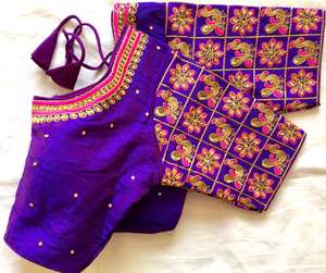 Blusa De Diseñador Con Hilo Y Trabajo Hecho A Mano Pesado - Product Image 3