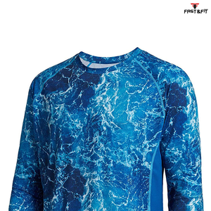 Sublimación Diseño de pesca Ropa transpirable de secado rápido Manga larga Hombres Camisas de pesca ligeras - Product Image 4
