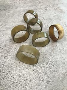 Servilleteros de Cuerno de Búfalo, Porta Servilletas Redondos para Hoteles de Lujo, Restaurantes y Mesas de Boda, Alta Calidad - Product Image 3