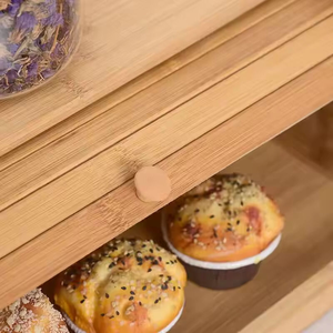 กล่องใส่ขนมปังไม้ไผ่ทำมือกล่องกระดาษทิชชู่ไม้ไผ่ธรรมชาติเป็นมิตรกับสิ่งแวดล้อมของตกแต่งบ้านและโต๊ะขายส่งจากเวียดนาม - Product Image 4