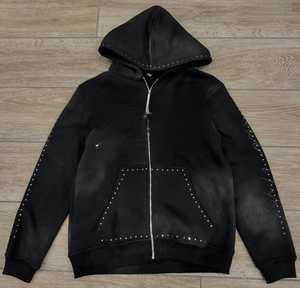 เสื้อมีฮู้ดผ้าฝ้าย100% ปักโลโก้ดีไซน์เป็นเส้นกันหดสำหรับฤดูหนาว - Product Image 2