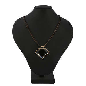 Women's Fancy Chain <b>Locket</b> - Black - Product Image 2