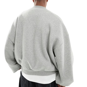 Sudadera Personalizada de Forro Polar para Hombre, Cuello Redondo, Alta Calidad, Lisa, Talla Grande, Manga Larga - Product Image 3