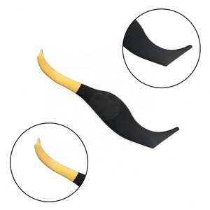 QORVEX INSTRUMENTS Maquinilla de Afeitar Curva Estilo Dominicano de Una Sola Hoja de Acero Inoxidable con Mango de ABS Grado A, Afeitadora Desechable para Barbero de 6 Pulgadas - Product Image 2