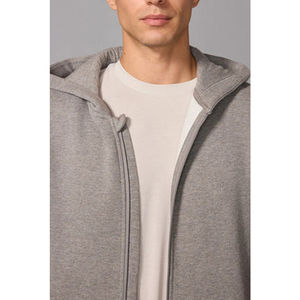 เสื้อฮู้ดมีซิปสำหรับผู้ชายผ้าฟลีซนุ่มอบอุ่นแขนยาวลำลองฤดูหนาวกลางแจ้งแนวสตรีทสวมใส่ได้ทุกวันสไตล์ใส่สบาย - Product Image 5