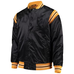 Meilleur fournisseur hommes portent des vestes anti-taches jaune noir couleur contrastée propre logo support en toile respirante de la plus haute qualité pour l'hiver - Product Image 2