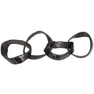 Aluminio Metal arte escultura cadena aspecto moderno minimalista hecho a mano ecológico personalizable alta calidad hogar cumpleaños Diwali - Product Image 1