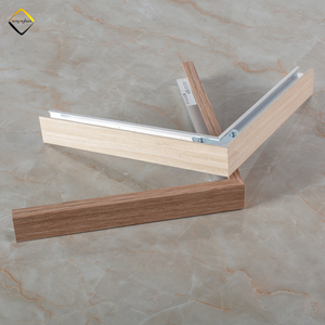 Venta al por mayor de fábrica, marco de fotos de metal personalizado, marcos de carteles de aluminio de roble blanco de teca, marco de fotos de aluminio moldeado - Product Image 5