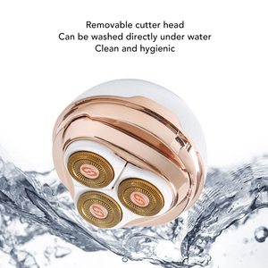 Rasoir électrique rechargeable par USB pour femmes et hommes, sans fil, utilisation humide/sèche/étanche, tondeuse bikini avec indice d'étanchéité IPX7 pour le visage et le corps - Product Image 5