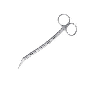 Tijera de goma Dental quirúrgica Locklin Borde de sierra Angular mango curvo tijeras de cirugía médica 16,5 cm tijera quirúrgica - Product Image 4