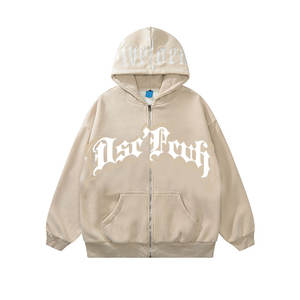 Ropa de mujer, de talla grande sudaderas con capucha, diseño de servicio OEM, cremallera personalizada, nuevo estilo de moda, sudaderas con capucha de lana para mujer 2026 - Product Image 1