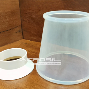 Soufflet conique transparent de haute qualité, produit en caoutchouc premium avec service de découpe - Product Image 1