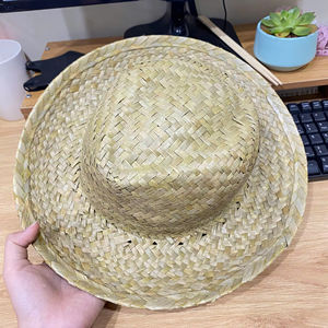 Sombrero de paja natural de alta calidad Sombreros de playa de paja Sombreros de paja de Panamá con diseño personalizado por Eco2go Vietnam - Product Image 1